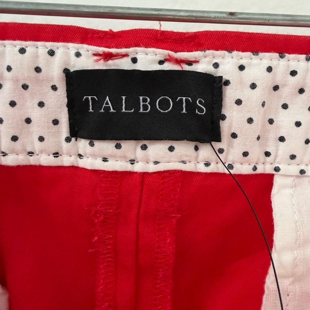 Talbots Red and White Garment Women’s Size 16p - Picture 2 of 11